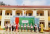 Trường tiểu học Long Tân kết nạp 47 đội viên mới và sinh hoạt chuyên đề dưới cờ.